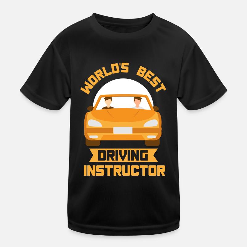 The best driving instructor in the world Profession driving school Kids Functional T-Shirt