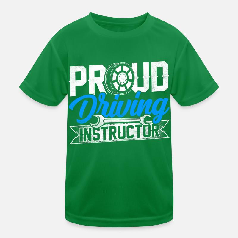 Proud Driving Instructor Driving School Driving Lesson Profession Kids Functional T-Shirt