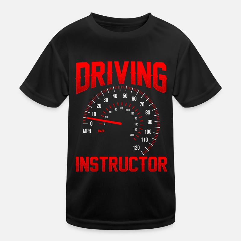 Instructeur de conduite Leçon de conduite Apprentissage de l’école de conduite T-shirt sport Enfant