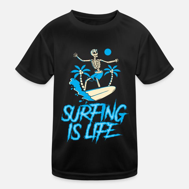 Le surf, c’est la vie Surfboard Surfer Surf T-shirt sport Enfant