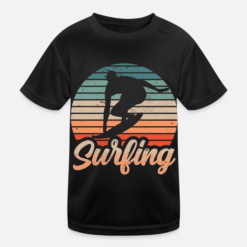 Surf Surf Surfer Surfboard T-shirt sport Enfant