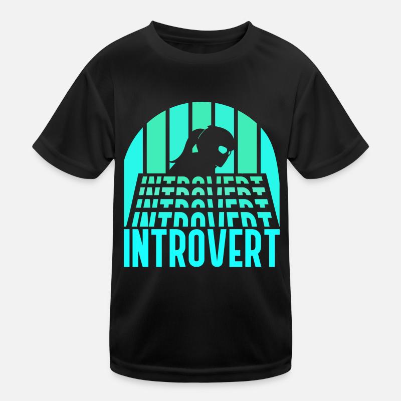 Introverted Sarcasm Introverted Shy Kids Functional T-Shirt