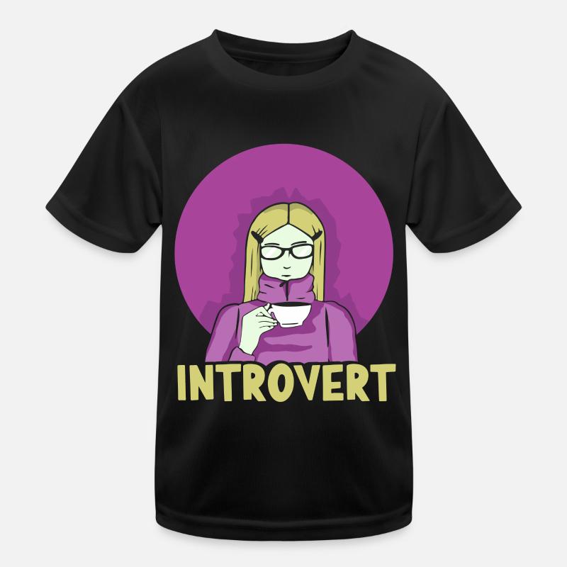 Introvertiert Sarkasmus Introvertierter Schüchtern Kinder Funktions-T-Shirt