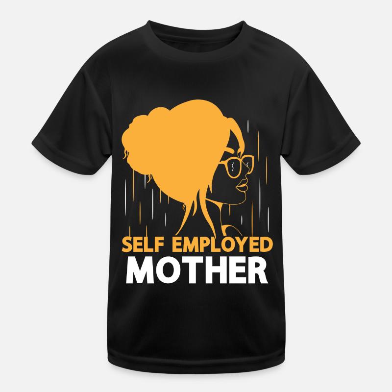 Self-employed mother Freelancer Self-employed Kids Functional T-Shirt