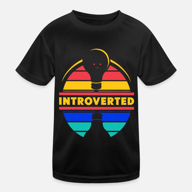 Introvertiert Introvertierter Sarkasmus Schüchtern Kinder Funktions-T-Shirt