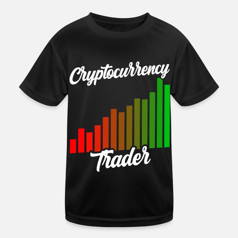Kryptowährungs Händler Krypto Crypto Trader Kinder Funktions-T-Shirt