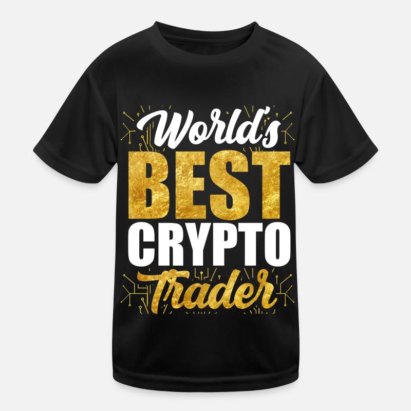 Weltbester Krypto Trader Trading Crypto Traden Kinder Funktions-T-Shirt