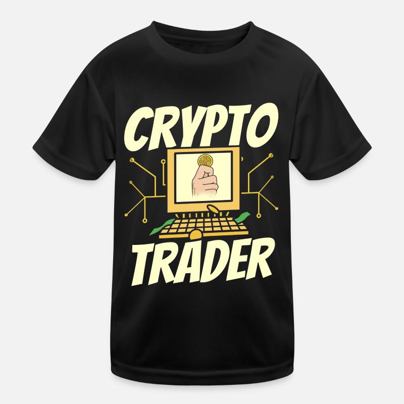 Crypto Trader Trading Crypto Trade Trader T-shirt sport Enfant
