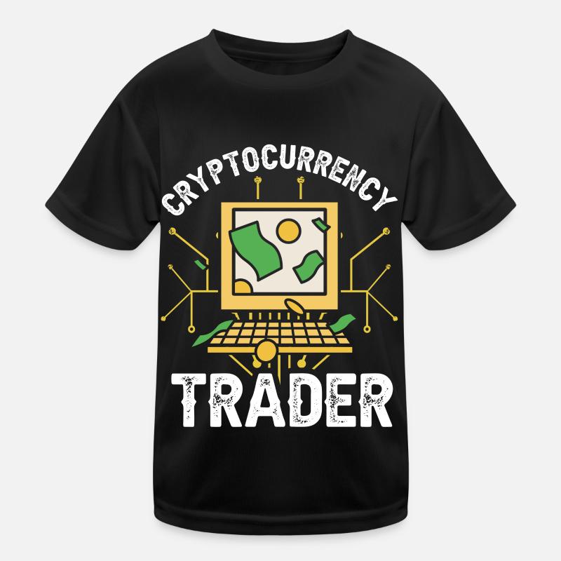 Kryptowährungs Händler Crypto Trader Krypto Kinder Funktions-T-Shirt