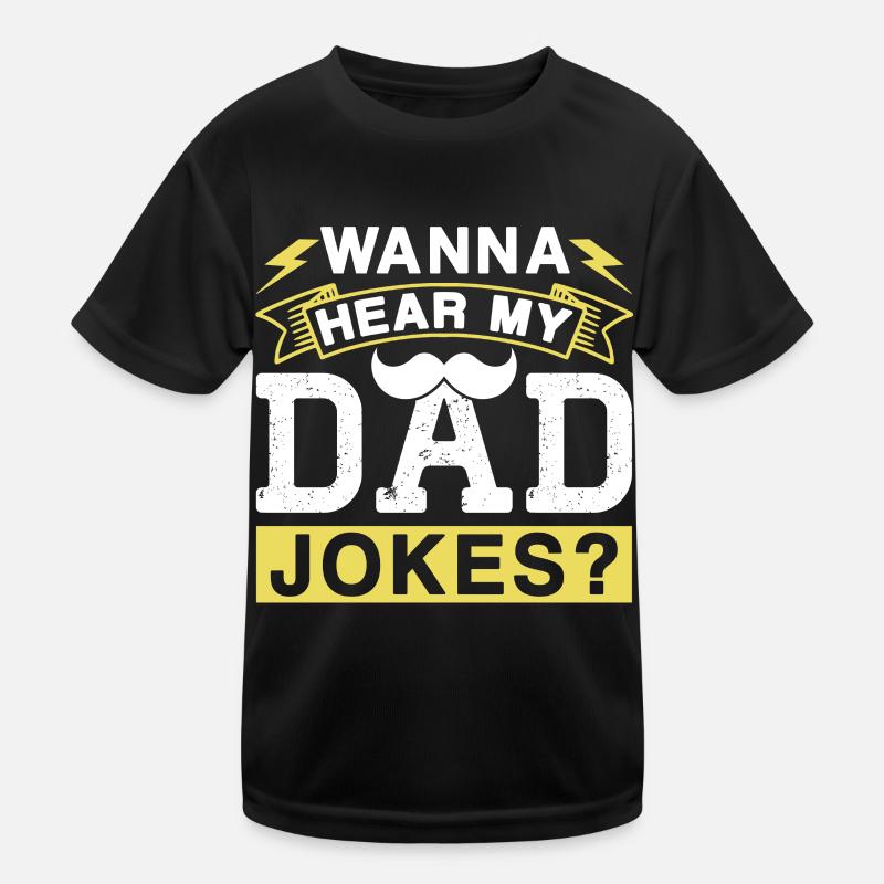 Dad Joke Papa Joke Father Jokes Kids Functional T-Shirt