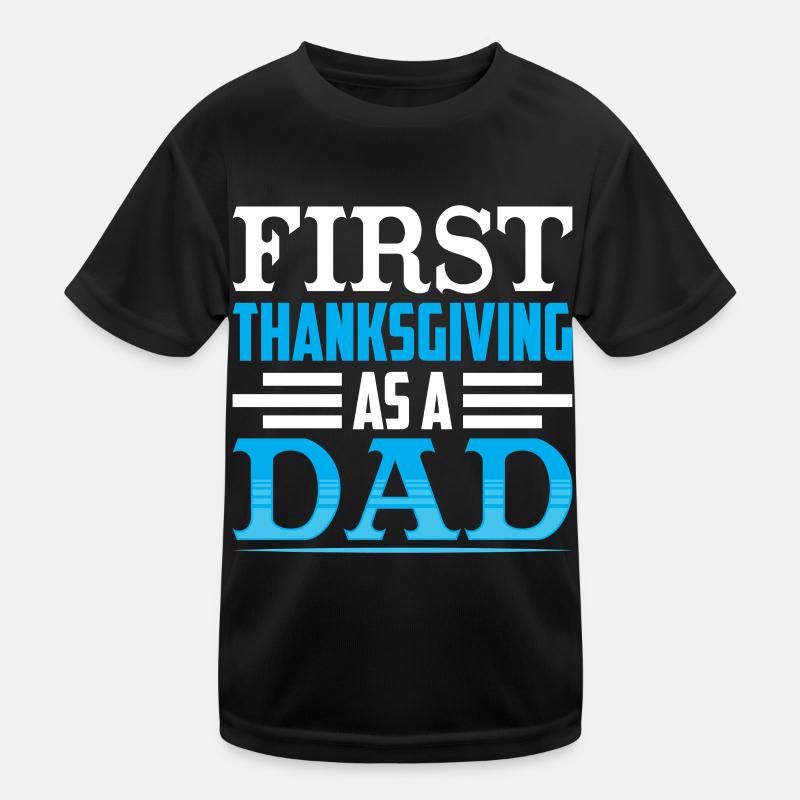 Erstes Erntedankfest Als Vater Papa Papi Sprüche Kinder Funktions-T-Shirt