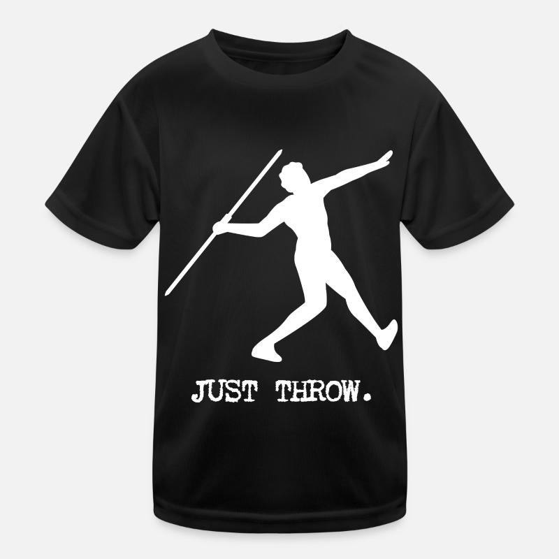 Il suffit de lancer le javelot lancer du javelot lancer du javelot lancer du javelot T-shirt sport Enfant