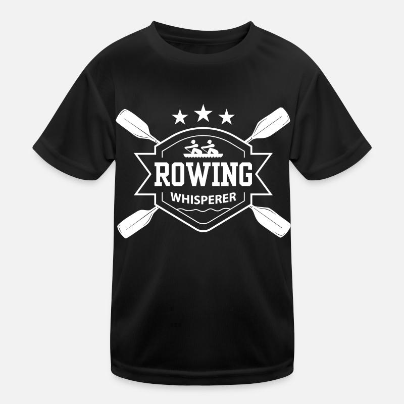 Ruder Flüsterer Rudern Ruderboot Ruderer Kinder Funktions-T-Shirt