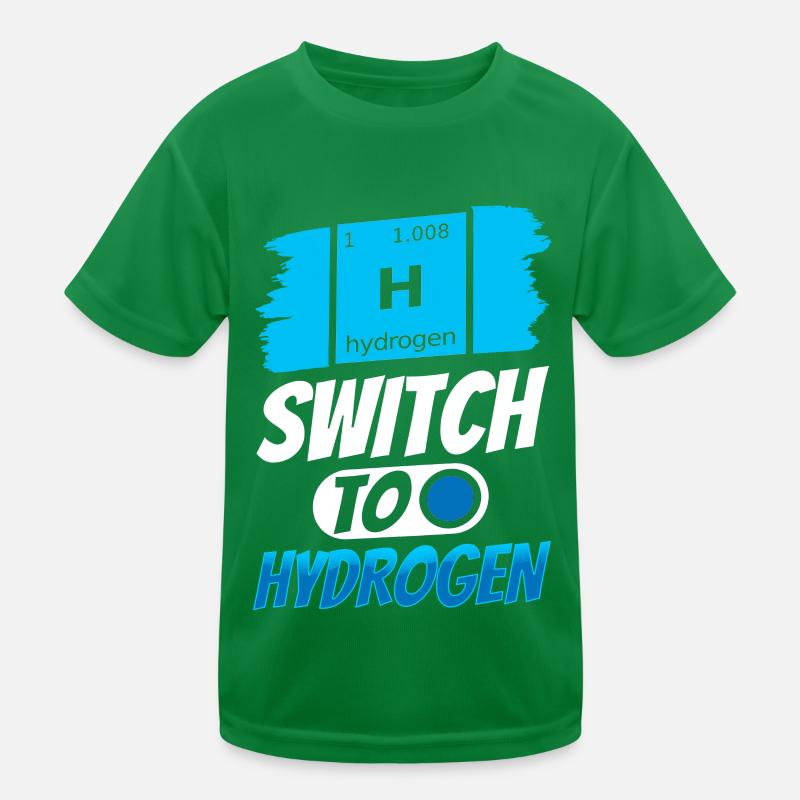 Switching to Hydrogen Energy Element Hydrogen Kids Functional T-Shirt