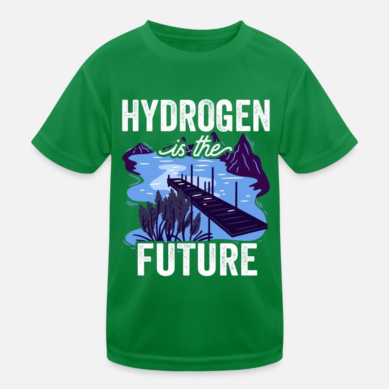 Hydrogen is the future Element hydrogen Kids Functional T-Shirt