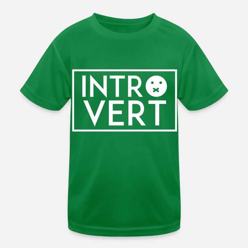 Introvertiert Introvertierter Schüchtern Sarkasmus Kinder Funktions-T-Shirt