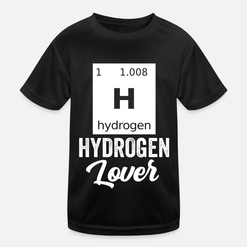 Hydrogen Lover Element Hydrogen Energy Kids Functional T-Shirt