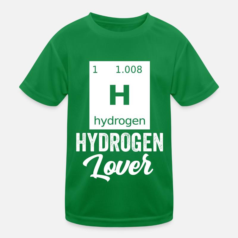 Hydrogen Lover Element Hydrogen Energy Kids Functional T-Shirt