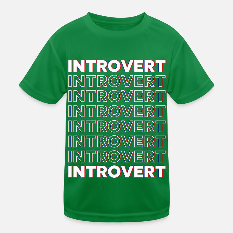 Introvertiert Sarkasmus Introvertierter Schüchtern Kinder Funktions-T-Shirt