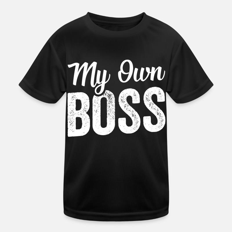 Mon propre patron Freelancer Travailleur indépendant T-shirt sport Enfant