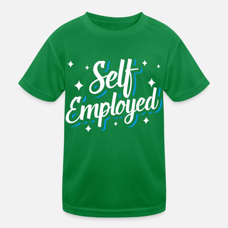 Self-employed freelancer freelancer Kids Functional T-Shirt