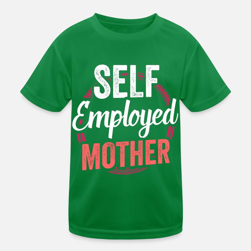Selbstständige Mutter Freelancer Selbstständig Kinder Funktions-T-Shirt