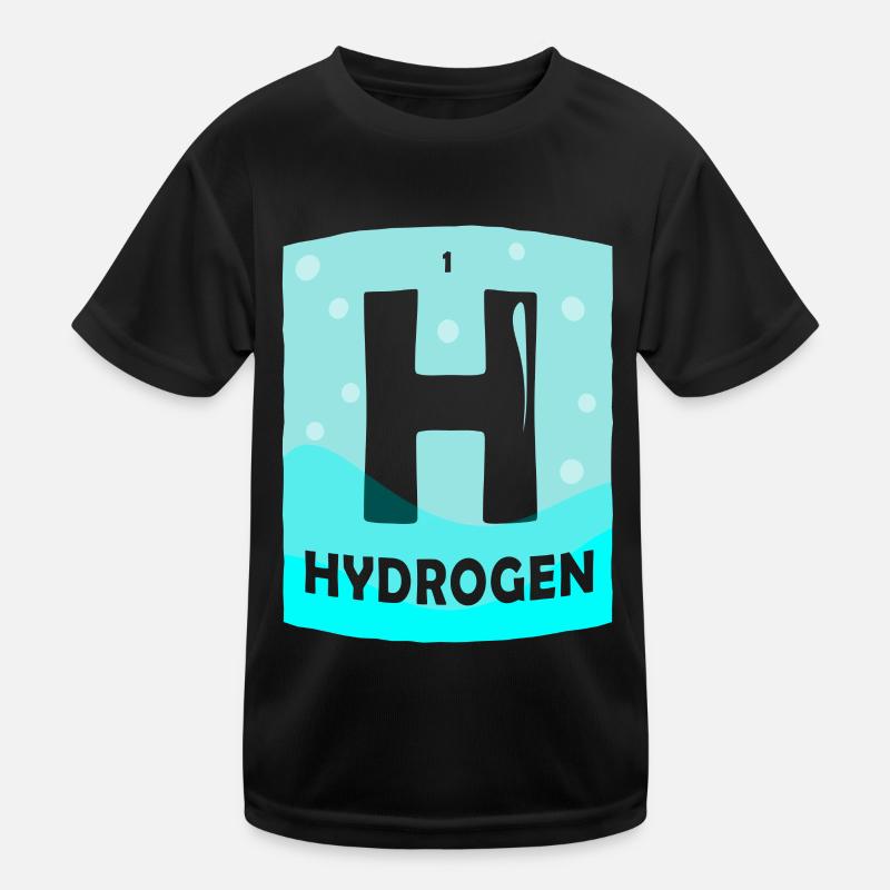 Hydrogen Energy Hydrogen Element Kids Functional T-Shirt