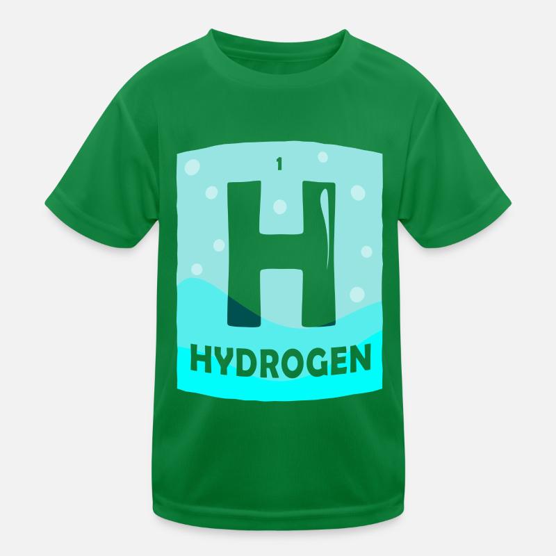 Hydrogen Energy Hydrogen Element Kids Functional T-Shirt