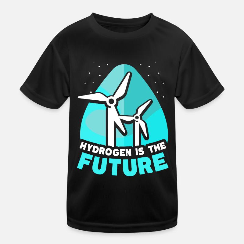Hydrogen is the future Element hydrogen Kids Functional T-Shirt