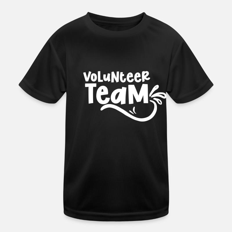 Équipe de bénévoles Profession bénévole T-shirt sport Enfant