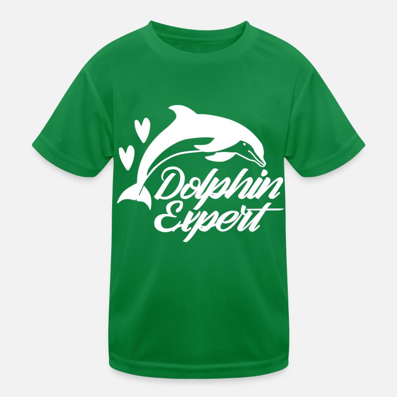 Dolphin Expert Dolphin Lover Dauphins Dauphin T-shirt sport Enfant