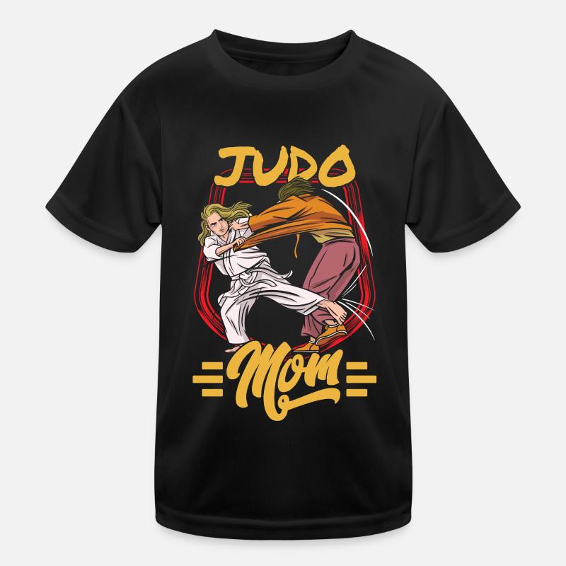 Judo Mutter Hobby Kampfkunst Kampfsport Judoka Kinder Funktions-T-Shirt