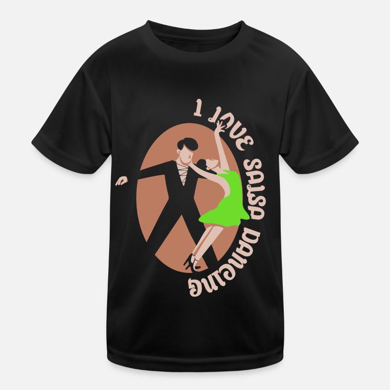 J’adore danser la salsa passe-temps danseur de danse T-shirt sport Enfant