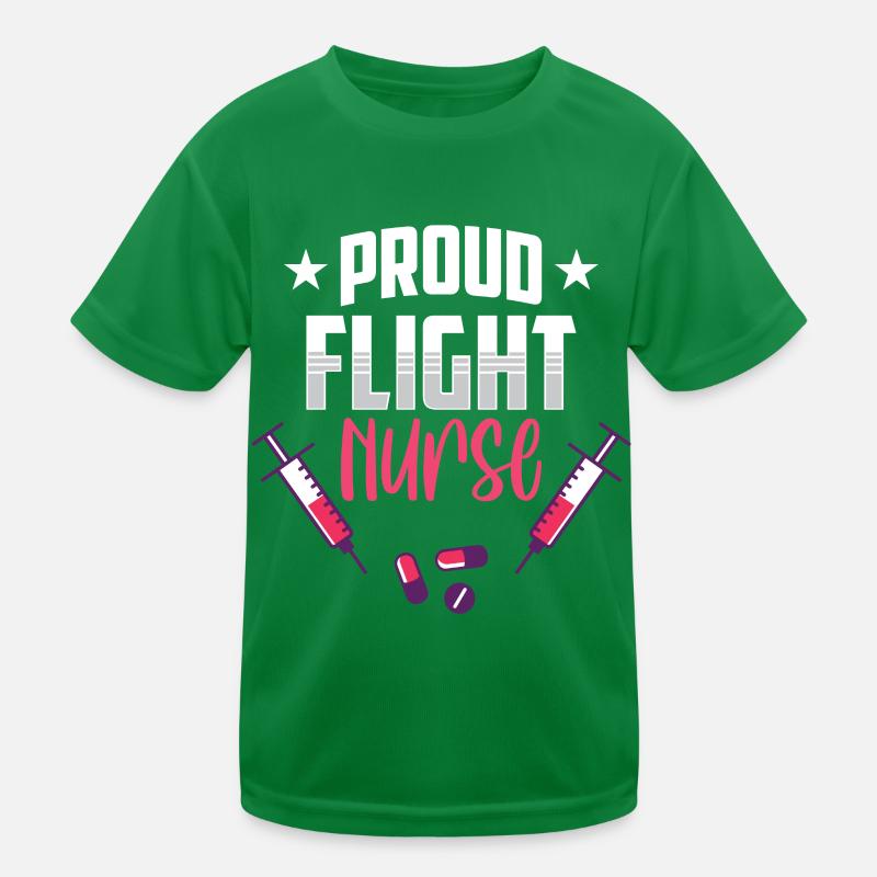Fière infirmière de vol Profession Infirmière de vol T-shirt sport Enfant