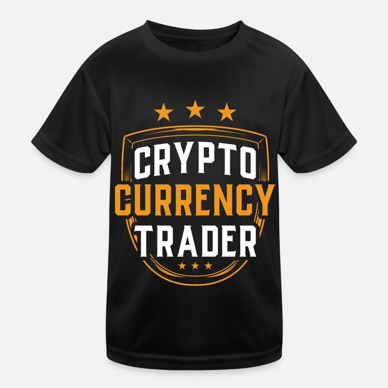 Kryptowährungs Händler Krypto Crypto Trader Kinder Funktions-T-Shirt