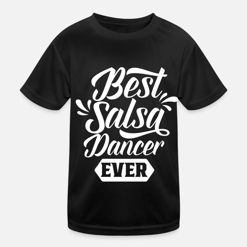Bester Salsa Tänzer Aller Zeiten Hobby Tanzen Tanz Kinder Funktions-T-Shirt