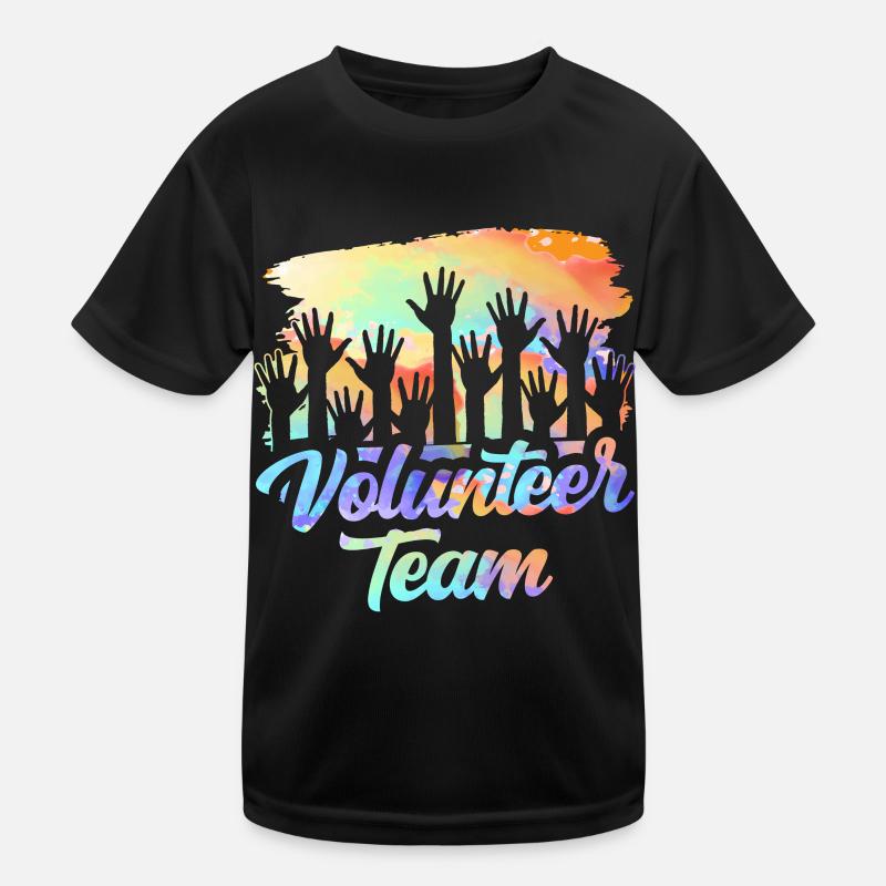 Freiwilligen Team Freiwilliger Freiwillig Beruf Kinder Funktions-T-Shirt