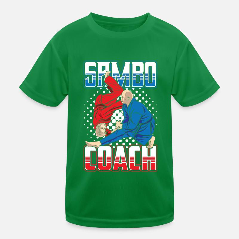 Sambo Trainer Martial Arts Martial Arts Training Kids Functional T-Shirt