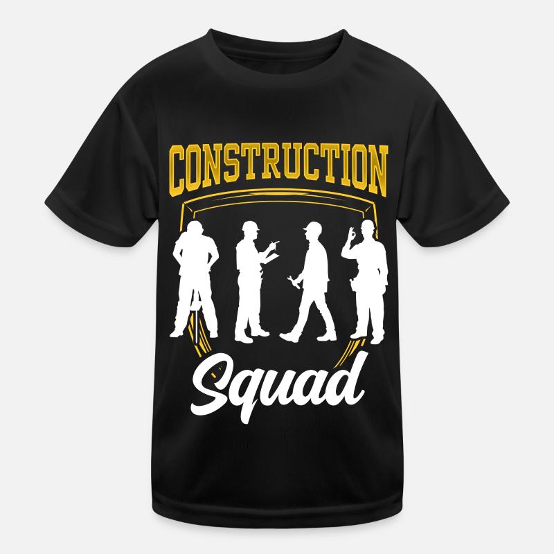 Construction team Teamwork Construction site Construction worker Construction team Kids Functional T-Shirt