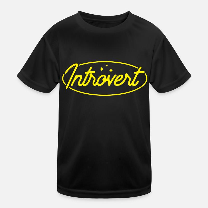 Introvertis Introvertis Sarcasme timide T-shirt sport Enfant