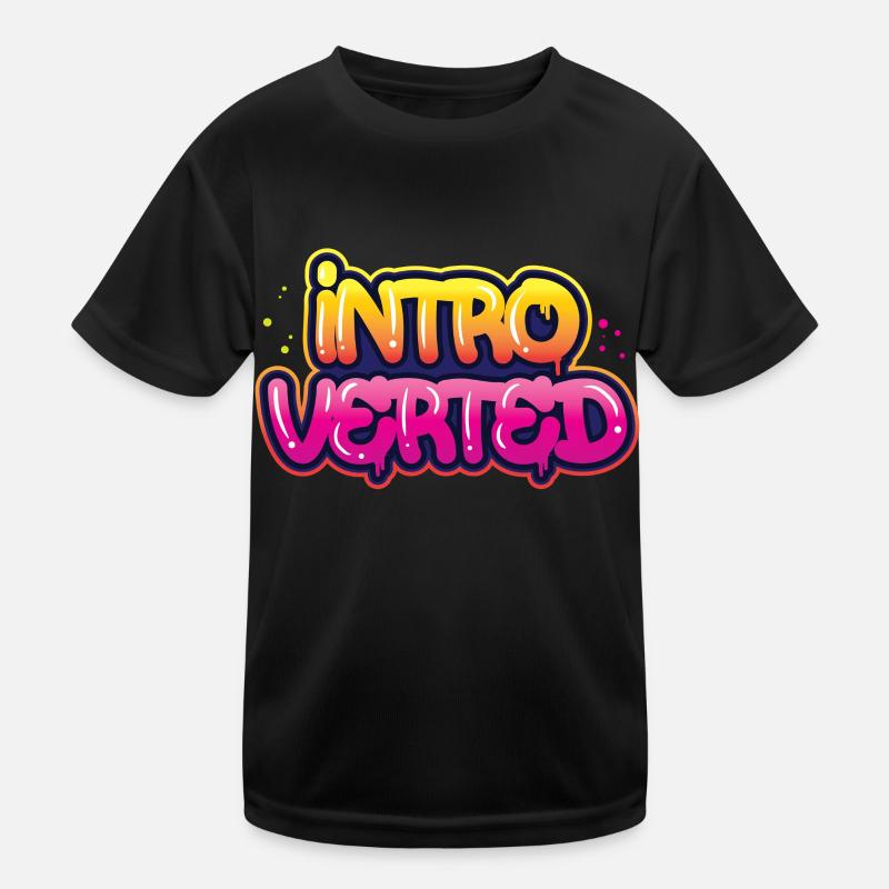 Introvertiert Introvertierter Sarkasmus Schüchtern Kinder Funktions-T-Shirt