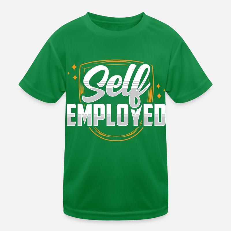 Self-employed freelancer freelancer Kids Functional T-Shirt