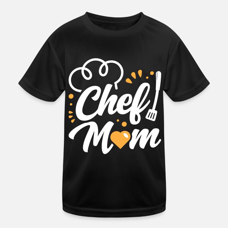 Cook Mama Cook Mother Cooking Kids Functional T-Shirt