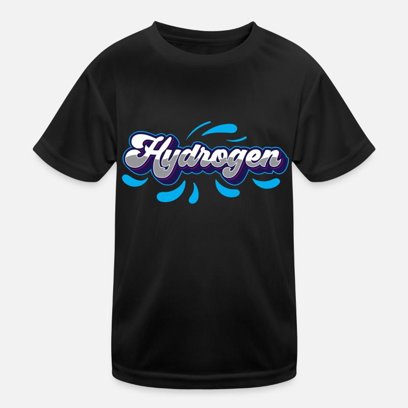 Wasserstoff Hydrogen Energie Element Kinder Funktions-T-Shirt