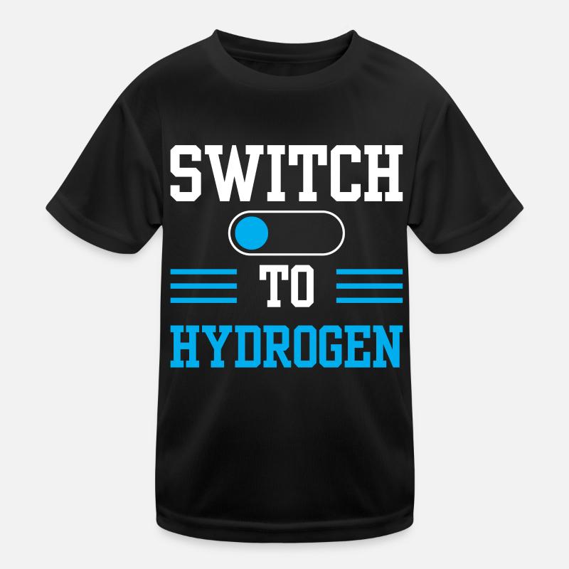 Umstieg Auf Wasserstoff Element Hydrogen Energie Kinder Funktions-T-Shirt