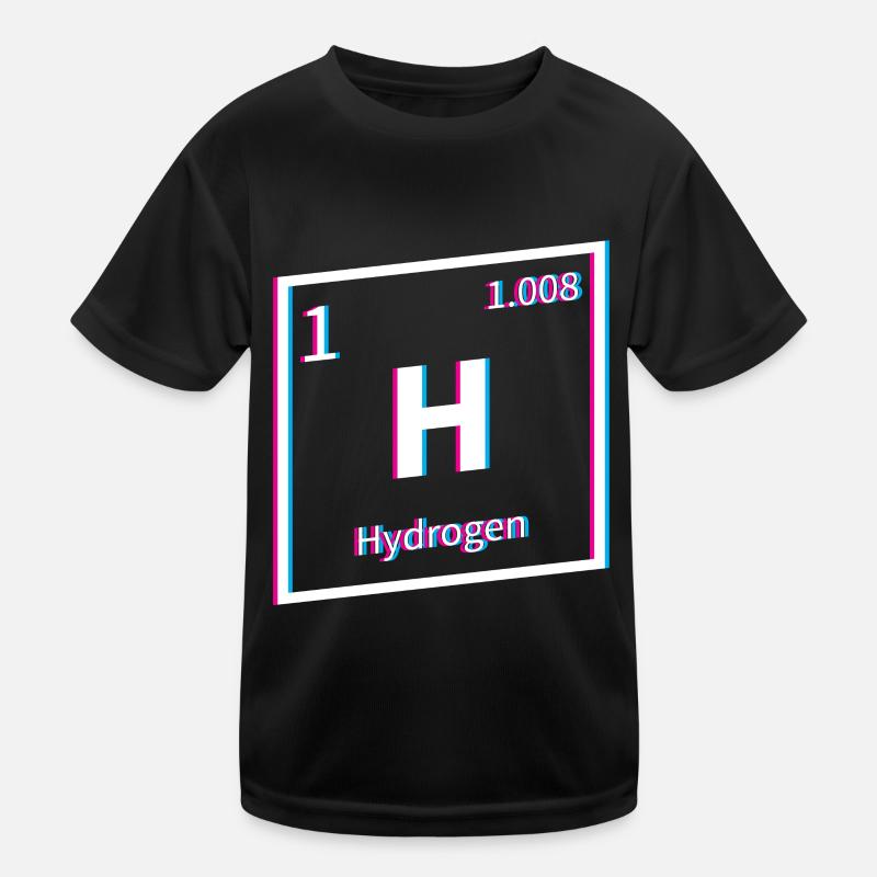 Hydrogen Energy Hydrogen Element Kids Functional T-Shirt