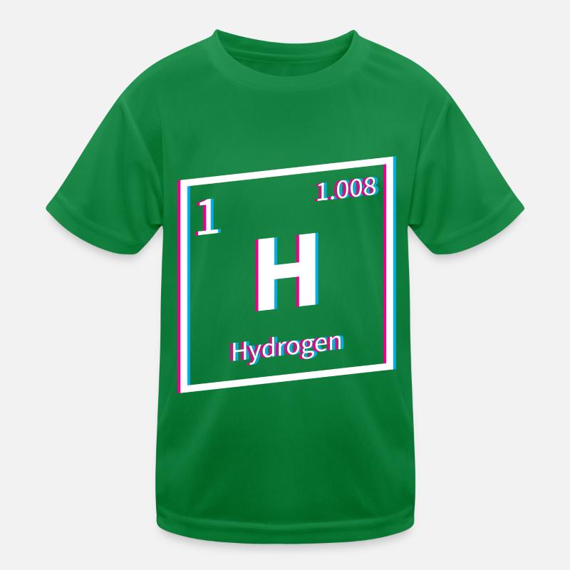 Hydrogen Energy Hydrogen Element Kids Functional T-Shirt