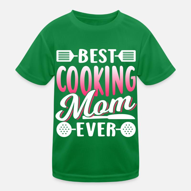 Beste Kochende Mutter Aller Zeiten Mama Kochen Kinder Funktions-T-Shirt