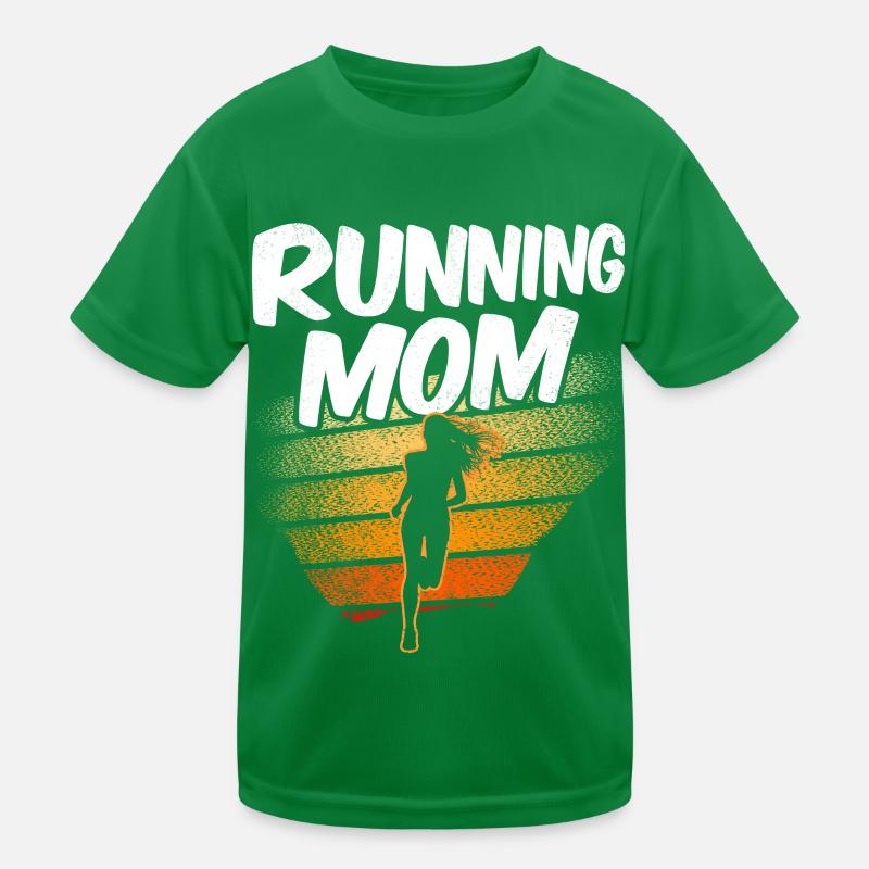 Running Mère Coureuse Maman Jogging Running T-shirt sport Enfant