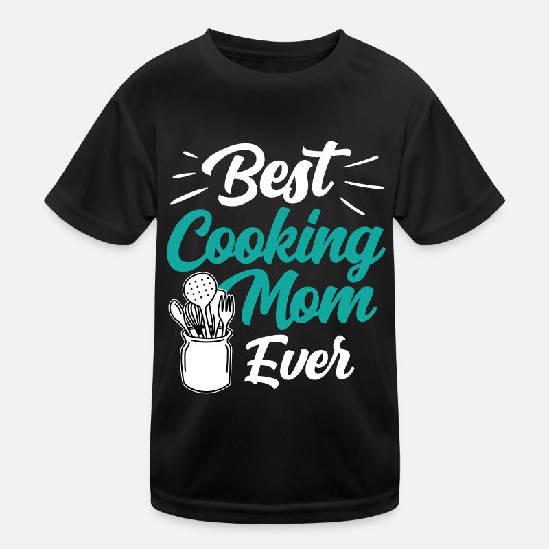 Beste Kochende Mutter Aller Zeiten Kochen Mama Kinder Funktions-T-Shirt